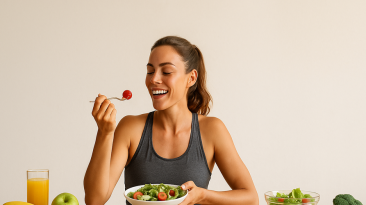 Delicious healthy meal promoting sustainable weight loss