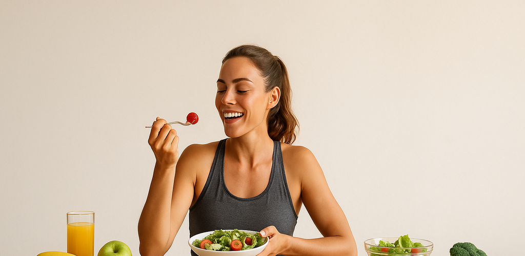 Delicious healthy meal promoting sustainable weight loss