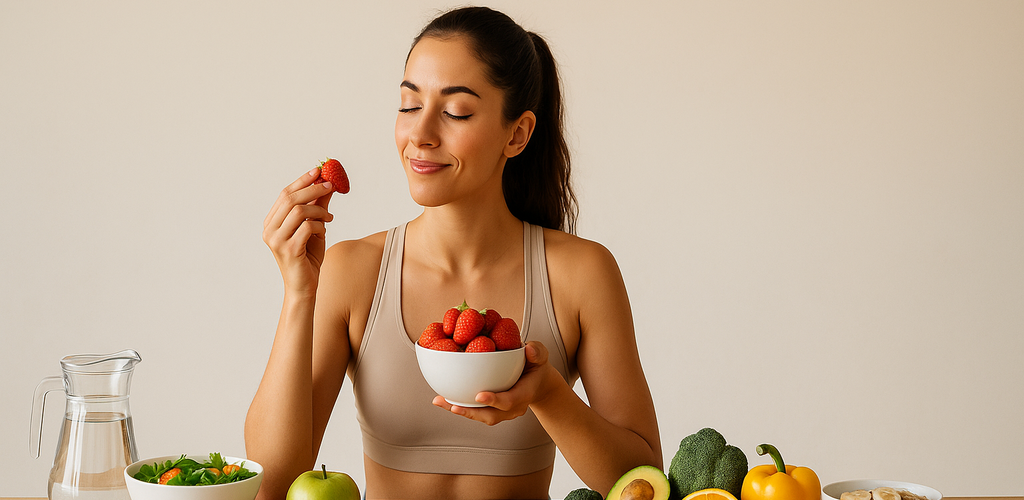 Alimentos saludables que ayudan a controlar la ansiedad por azúcar.